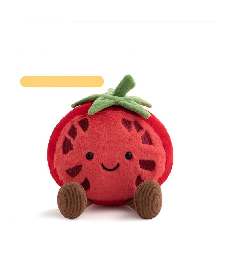Tomato Plush Toy (Half Fruit Series)