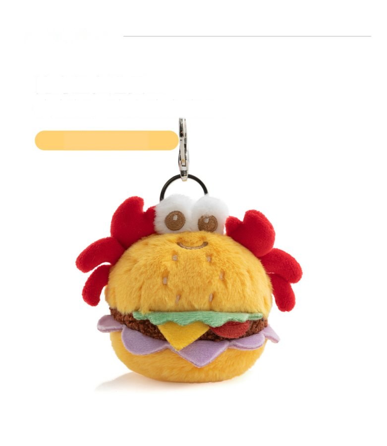 Crab Burger Plush Charm