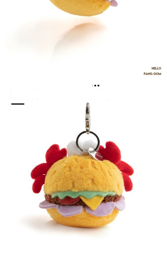Crab Burger Plush Charm