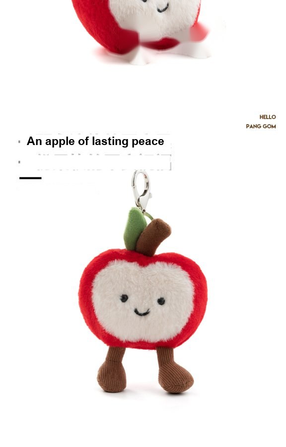 Happy Apple Plush Charm