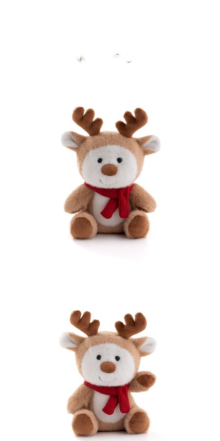 Reindeer with Scarf Plush Toy