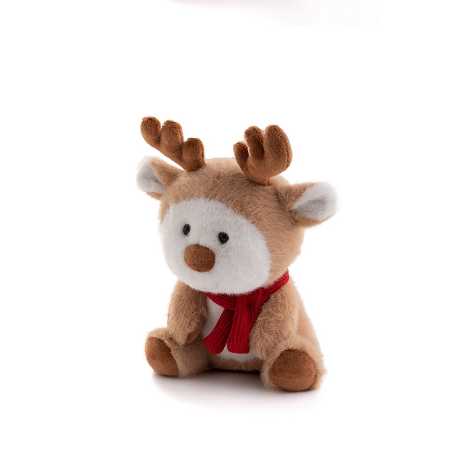 Reindeer with Scarf Plush Toy