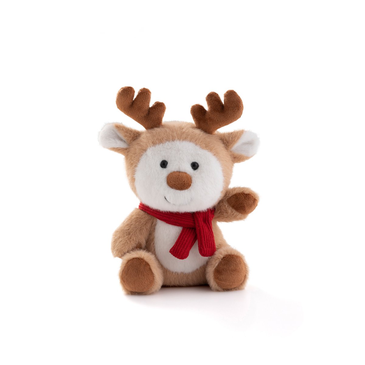 Reindeer with Scarf Plush Toy