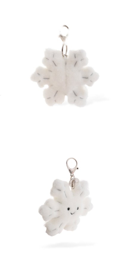 Snowflake Plush Charm