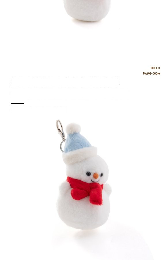 Snowman Plush Charm